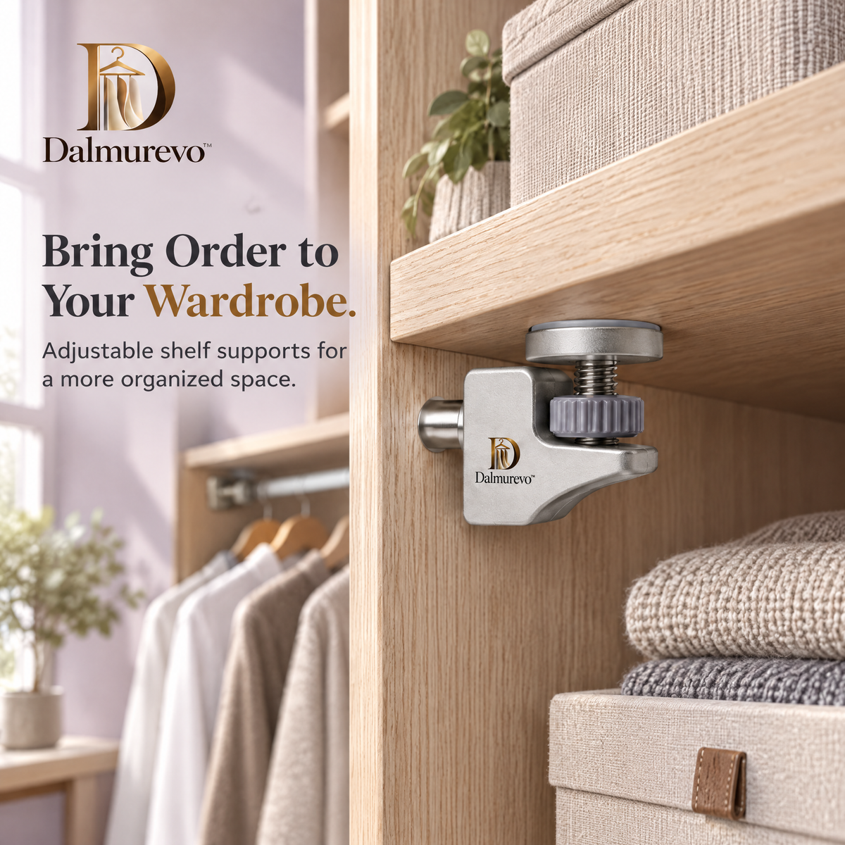 Dalmurevo™ Adjustable Shelf Clips