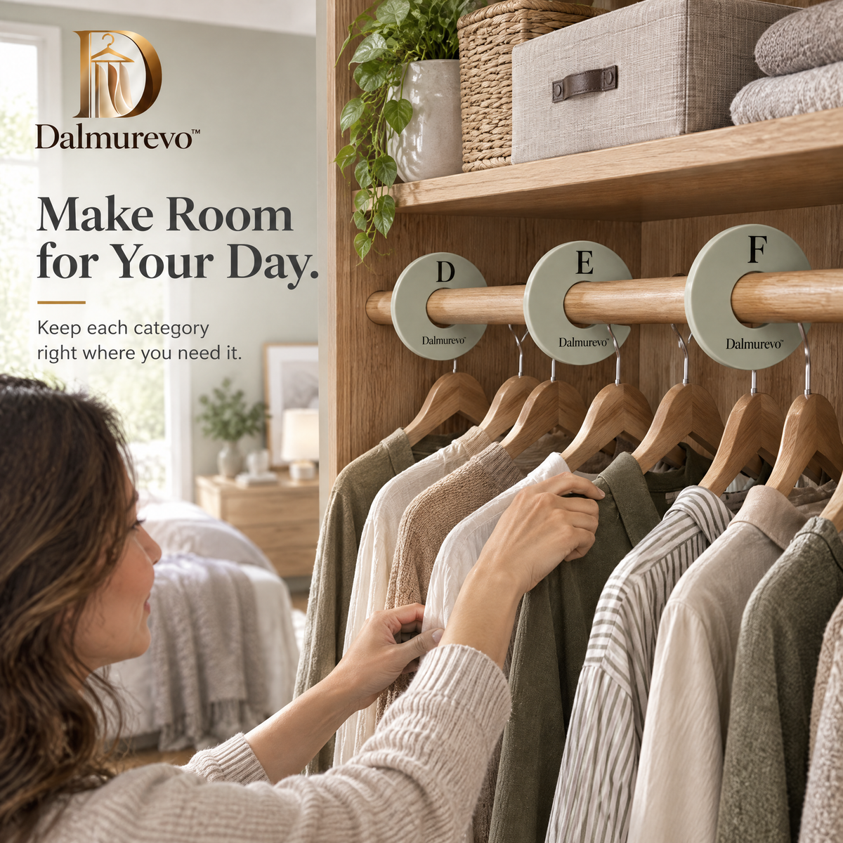Dalmurevo™ Closet Rod Dividers