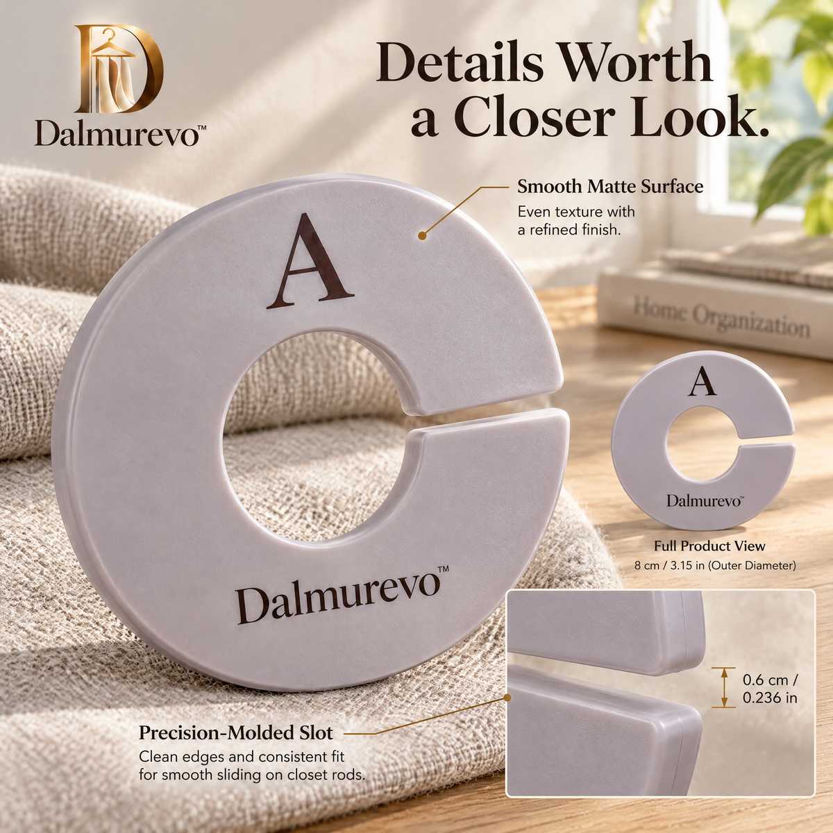 Dalmurevo™ Closet Rod Dividers