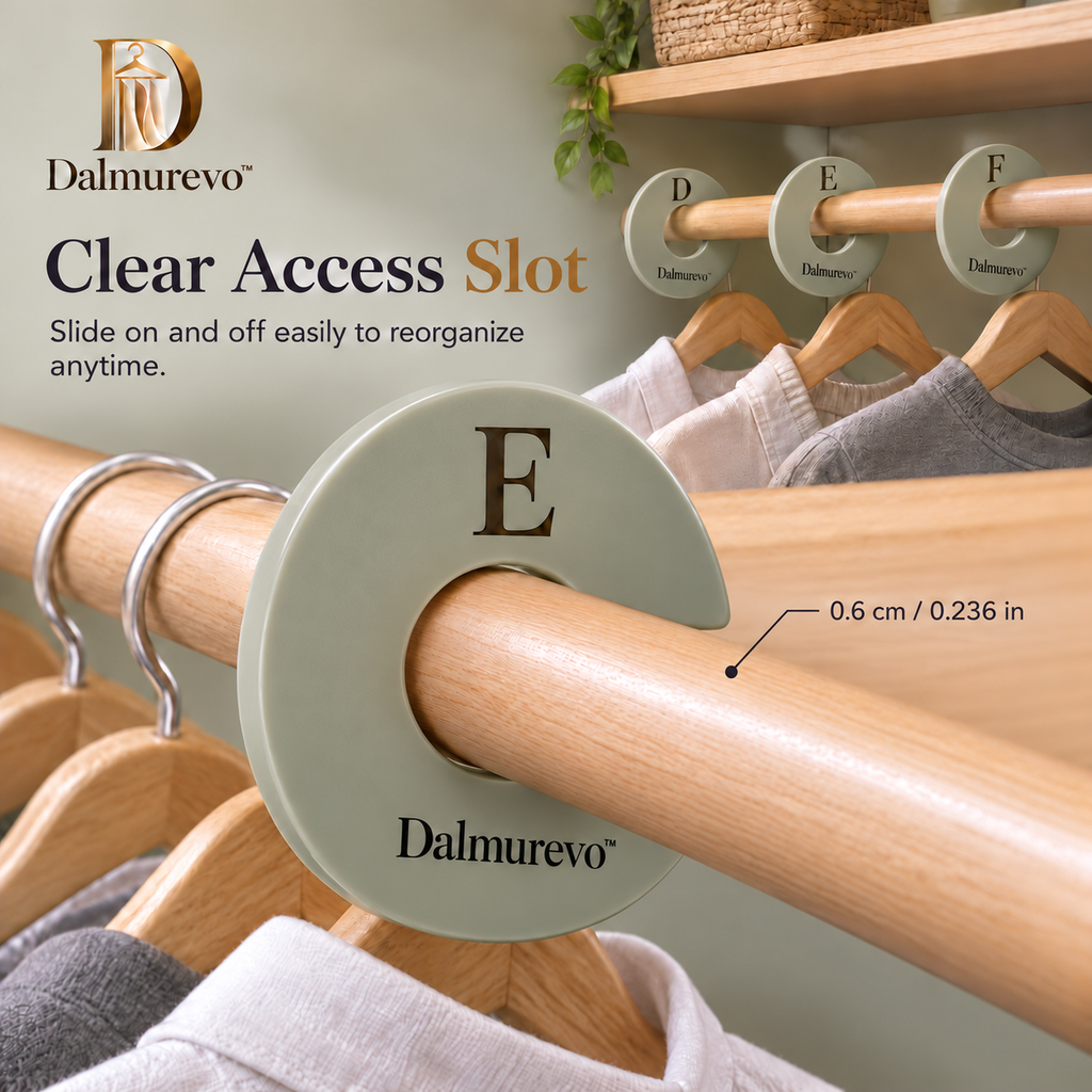 Dalmurevo™ Closet Rod Dividers