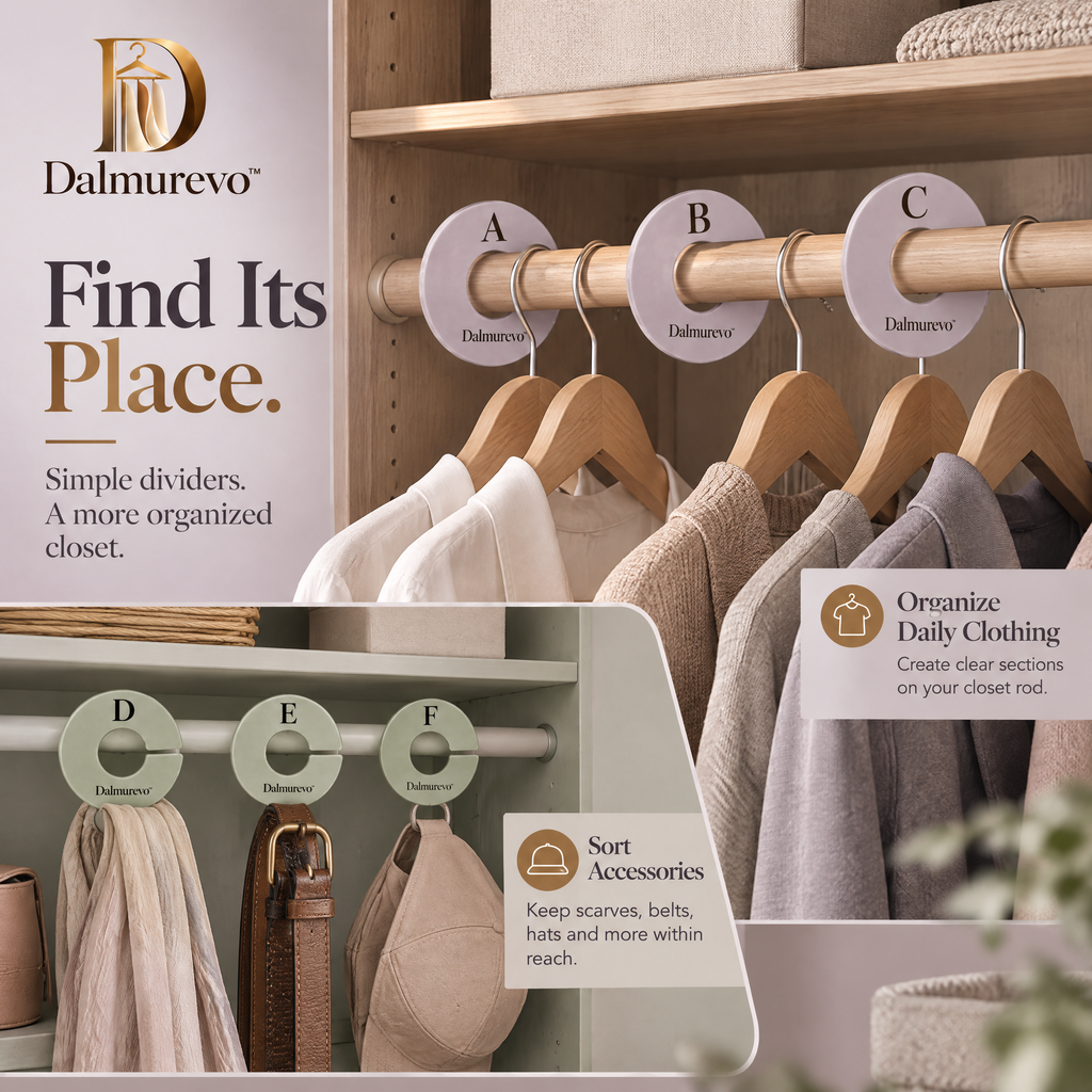 Dalmurevo™ Closet Rod Dividers