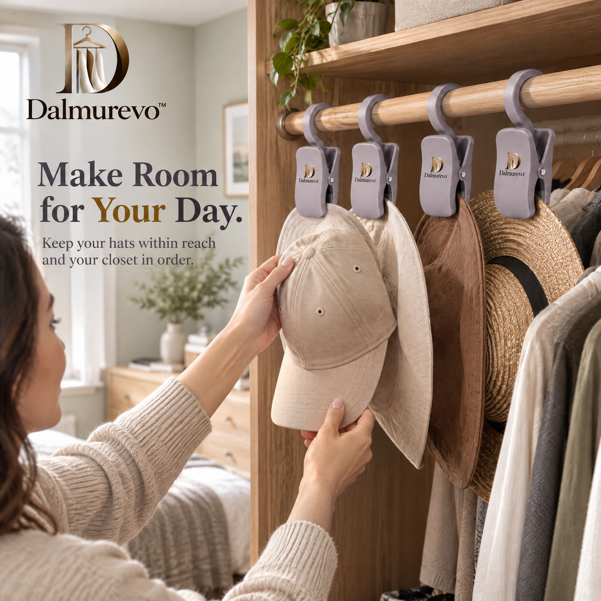 Dalmurevo™ No-Crease Hat Clips