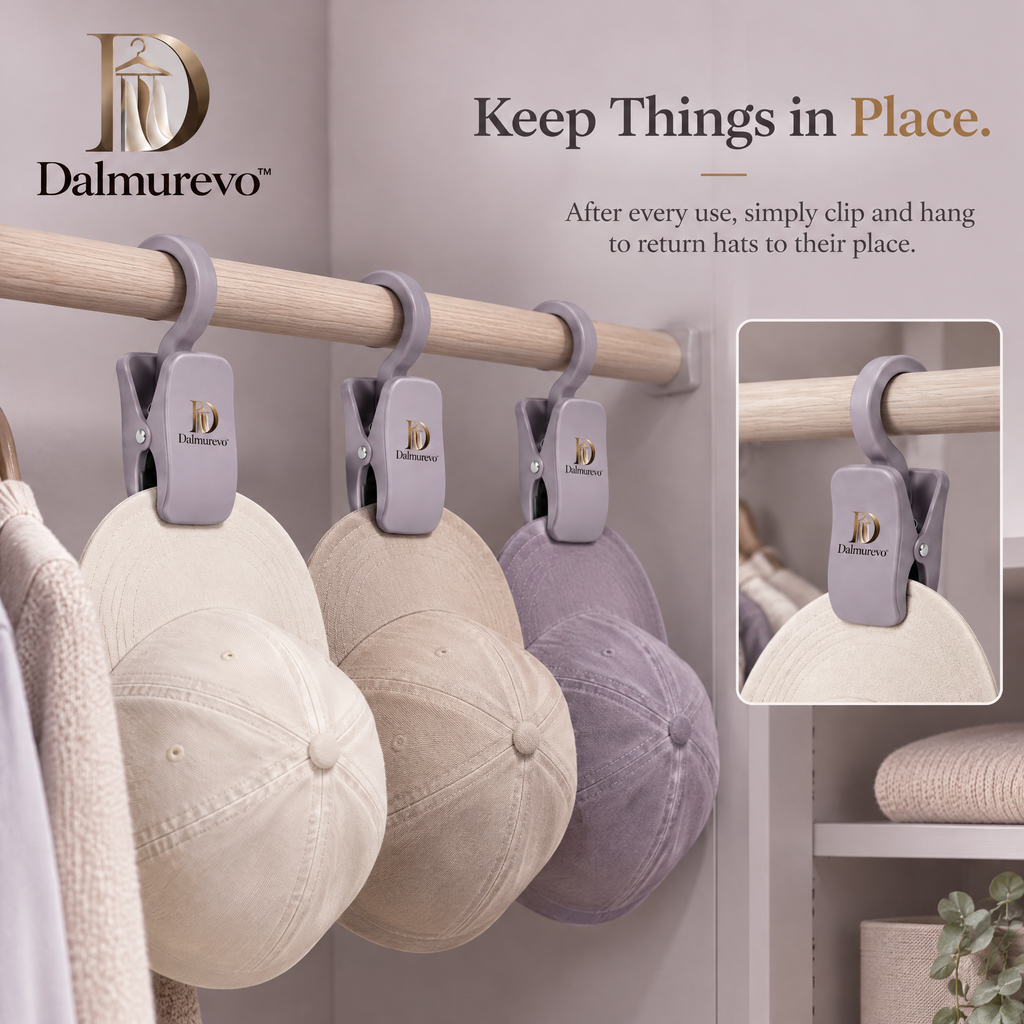 Dalmurevo™ No-Crease Hat Clips