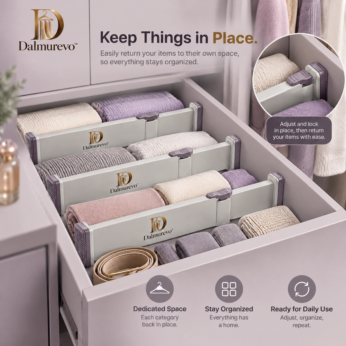Dalmurevo™ Drawer Dividers